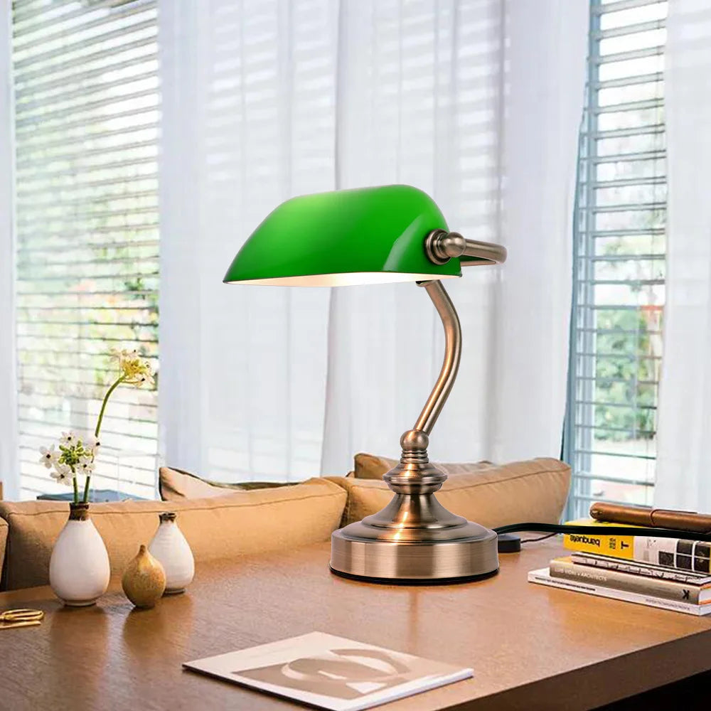 Maliben | Retro Mini Desk Lamp Nostalglow – Compact Elegance