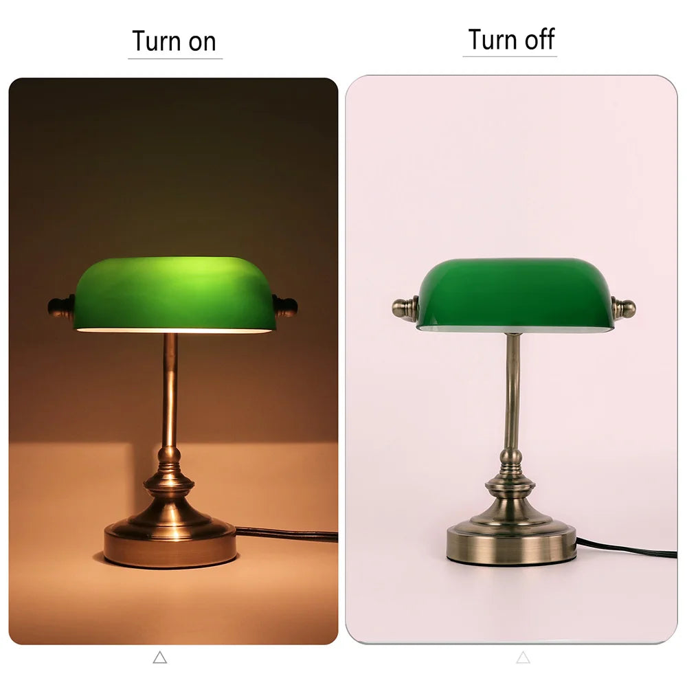 Maliben | Retro Mini Desk Lamp Nostalglow – Compact Elegance
