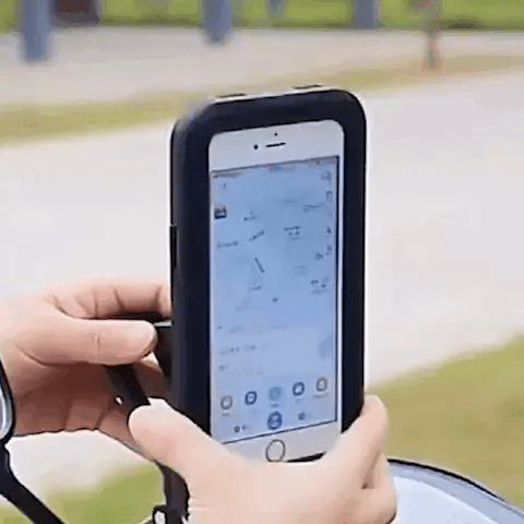 Maliben | Saferide Waterproof Smartphone Holder – 360° Rotating For Bike And Rain Weather