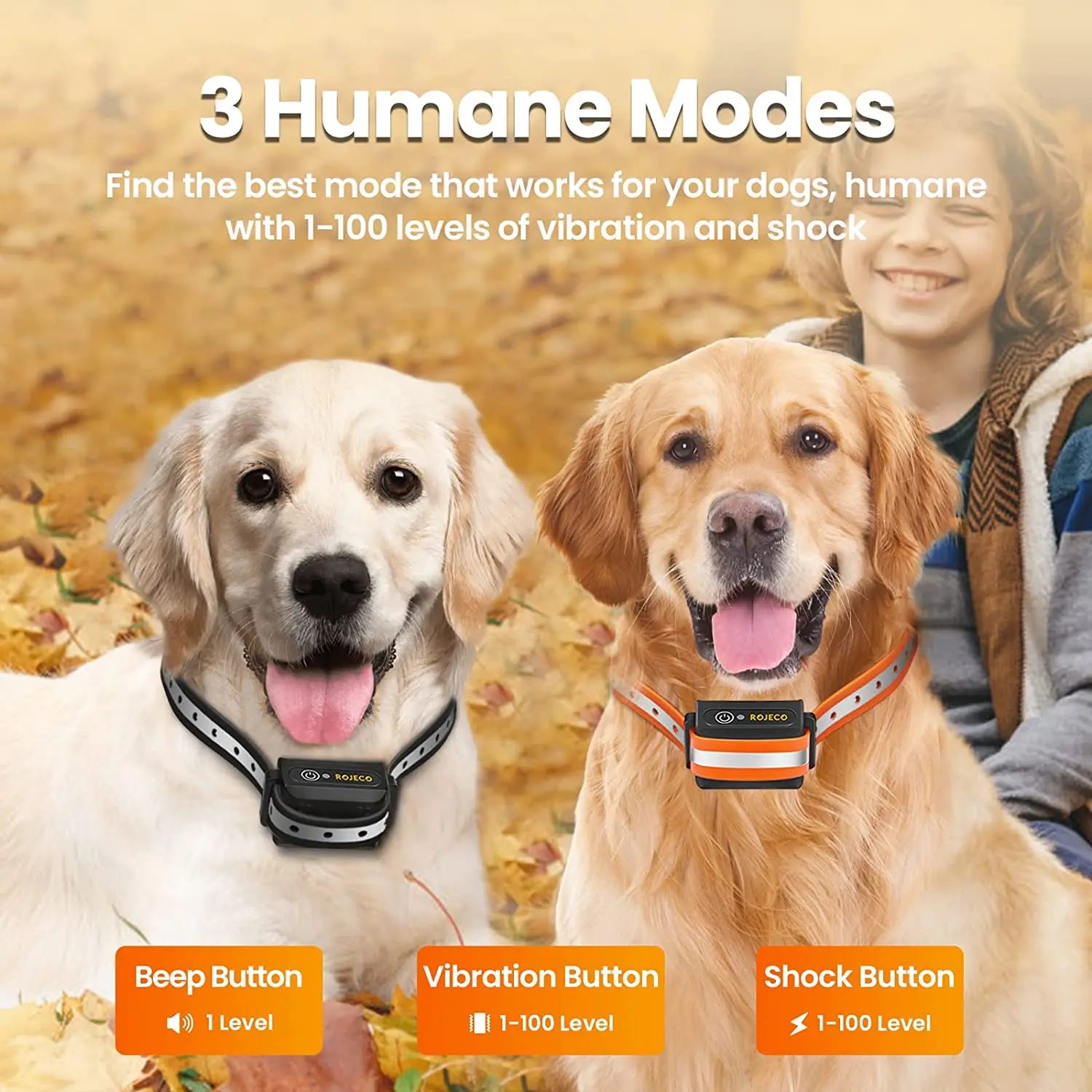 Maliben | Remote-Controlled Dog Training Collar | Rechargeable, Waterproof & 1000m Range for Effective Dog Training