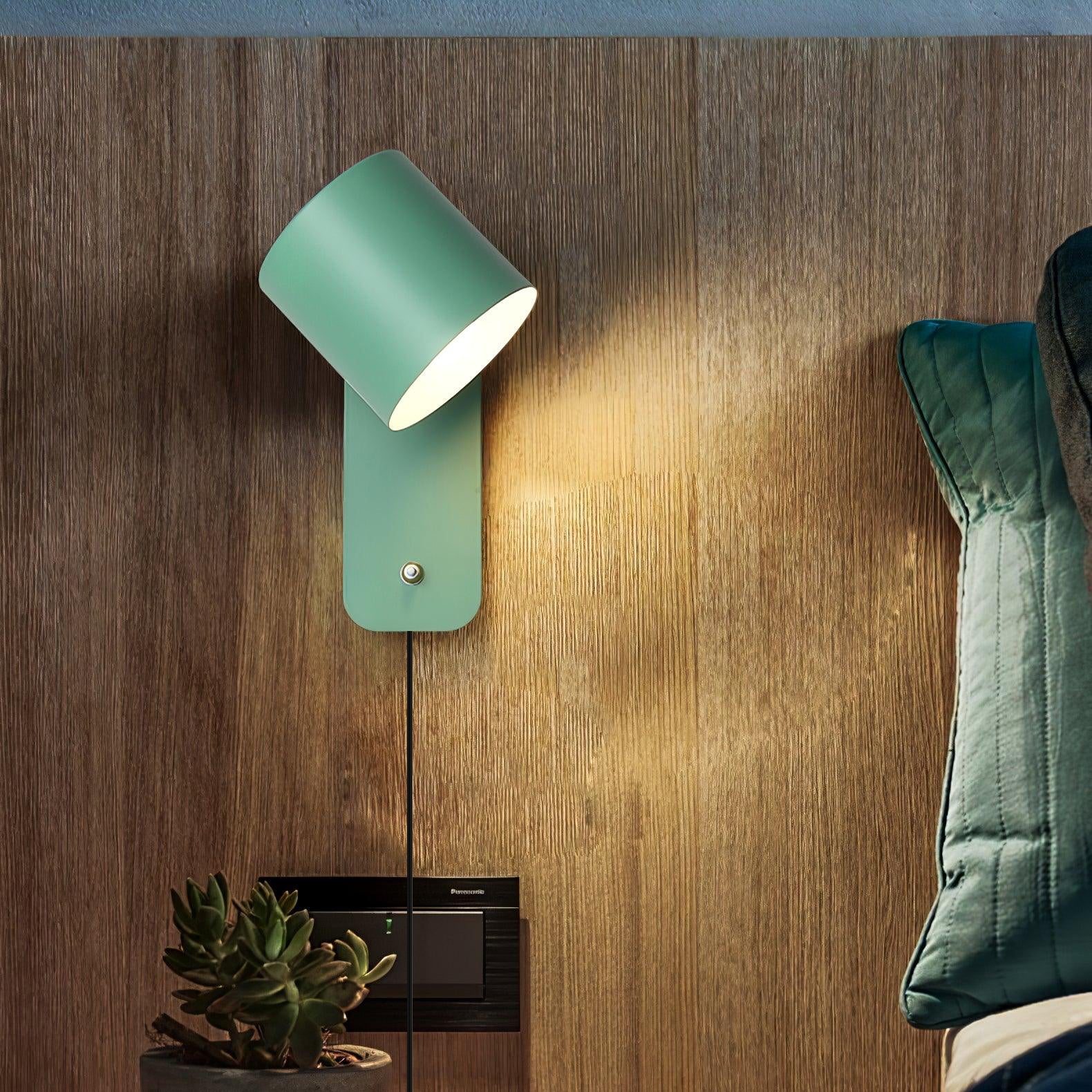 Maliben | Cylindrical Wall Lamp With Plug