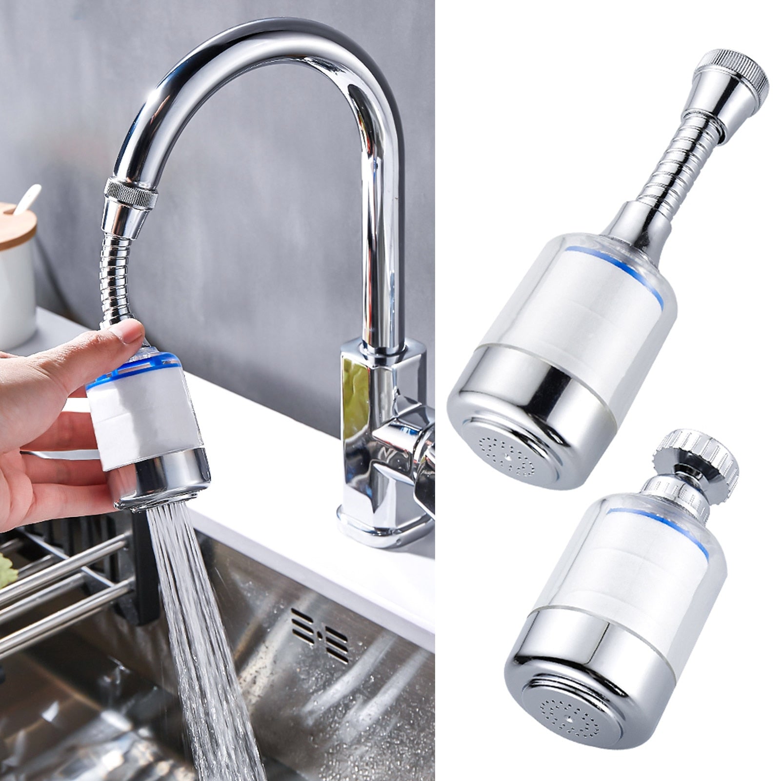 Maliben | 360 Rotating Anti-Splash Faucet Head