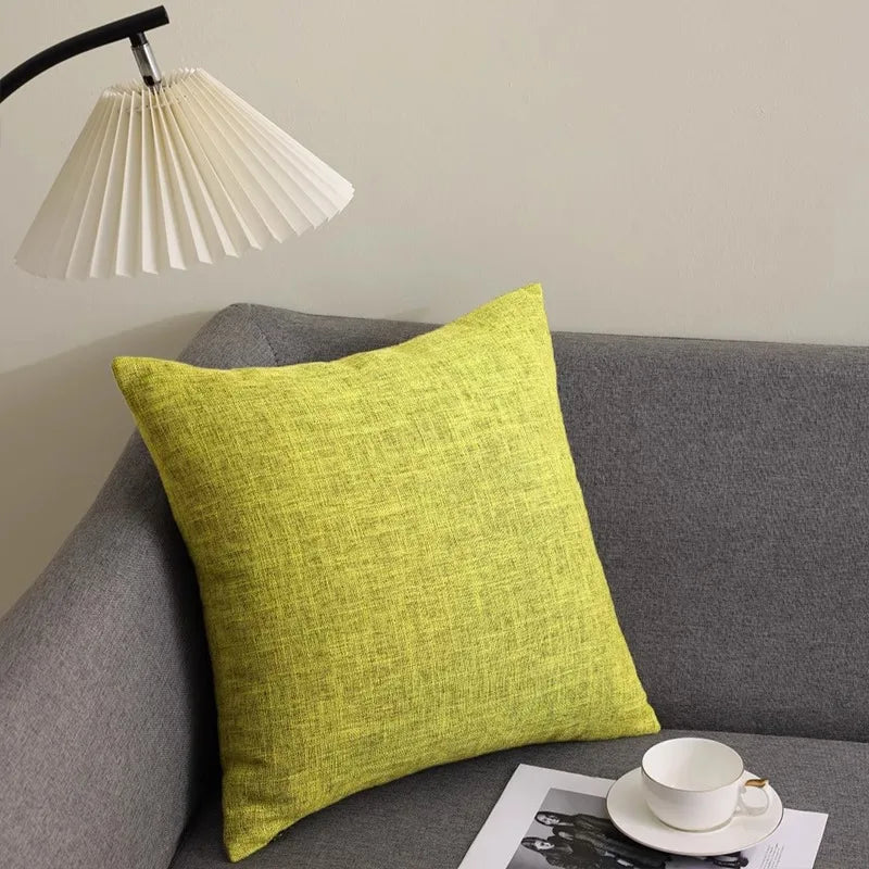 Maliben | Cotton Linen Pillowcases For Decorative Couch And Chair Cushions