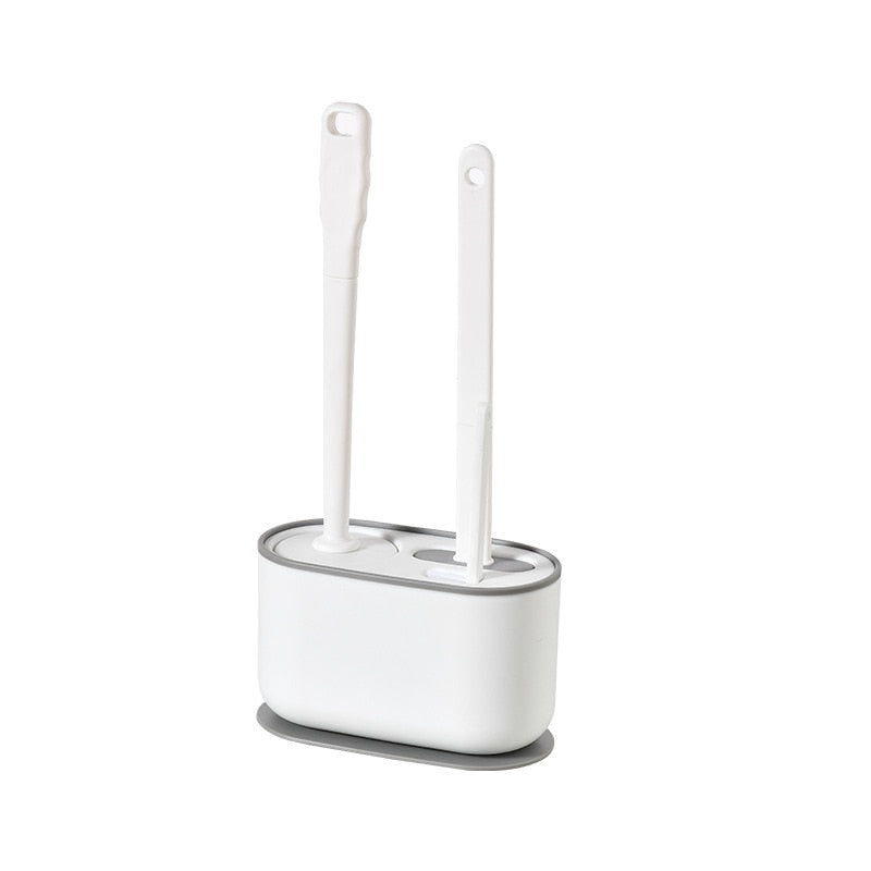 Maliben | Wall-Mounted Toilet Cleaner Drainer Brush Set