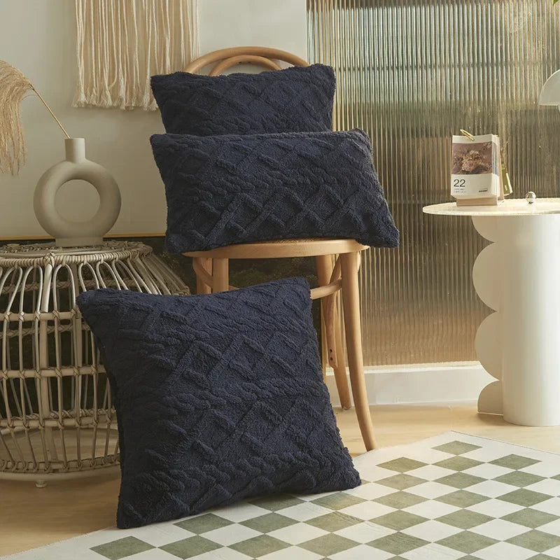 Maliben | Silkaura Decor Cushion Cover - Luxury Comfort With Geometric Jacquard