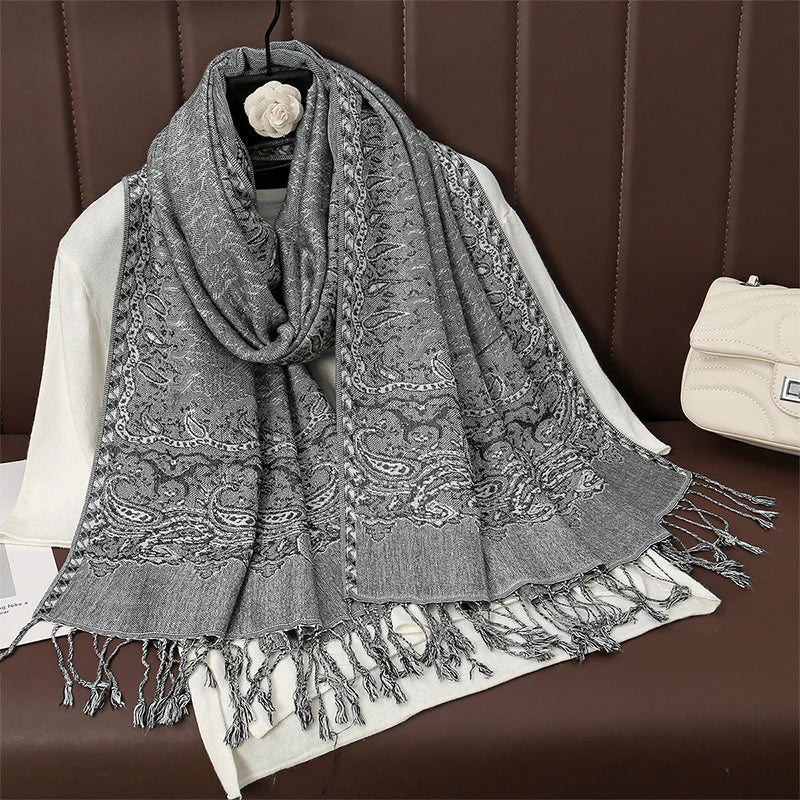 Maliben | Élégancea | Women's Scarf | Cashmere Feel | 70 × 190 Cm | Luxury Print & Warm