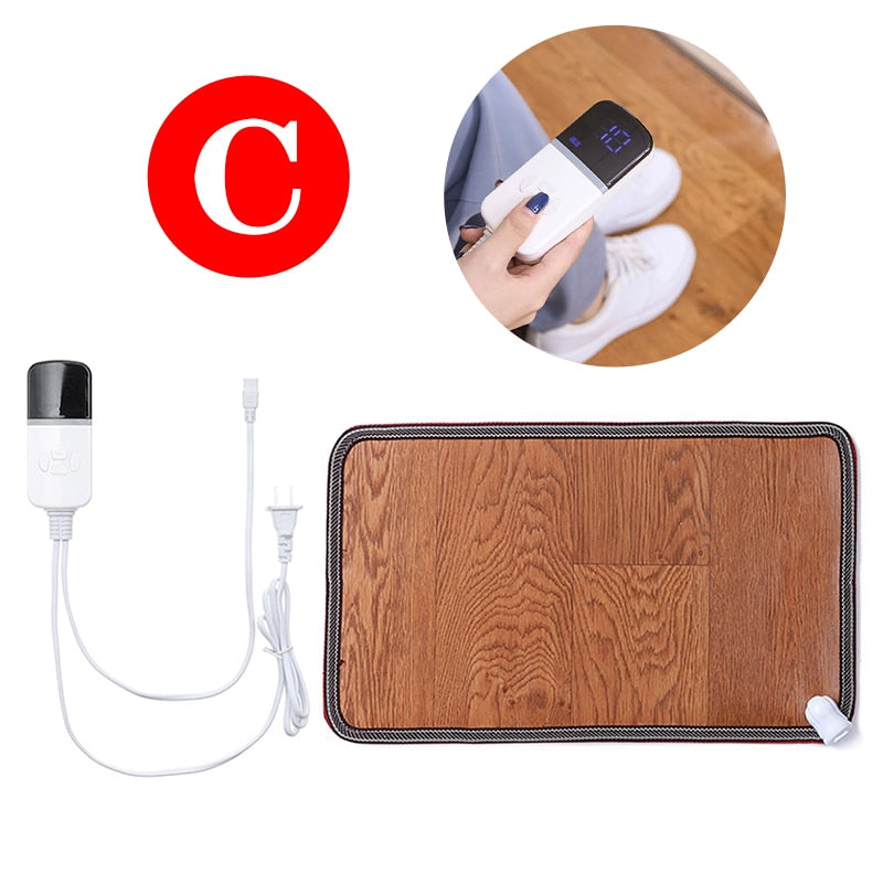 Maliben | Heat Zone Adjustable Leather Foot Warmer Mat