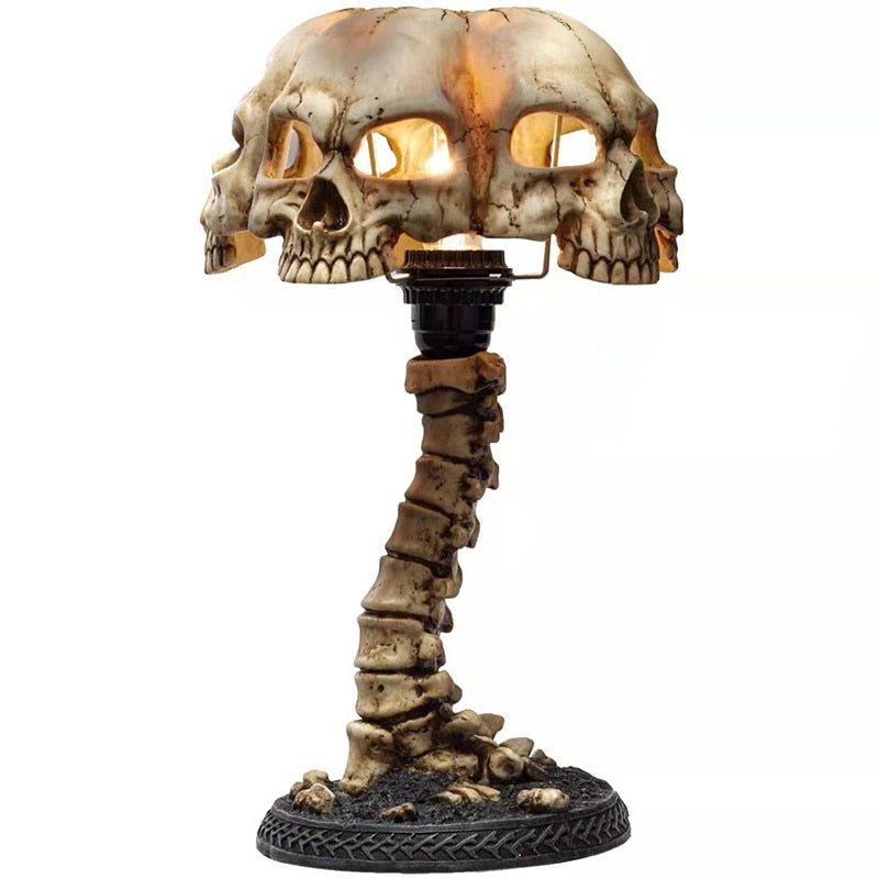 Maliben | Skeleton Skull Table Lamp