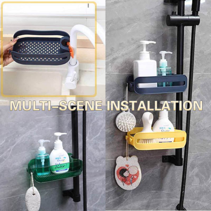 Maliben | 2in1 Sponge Holder Sink Organizer Rack