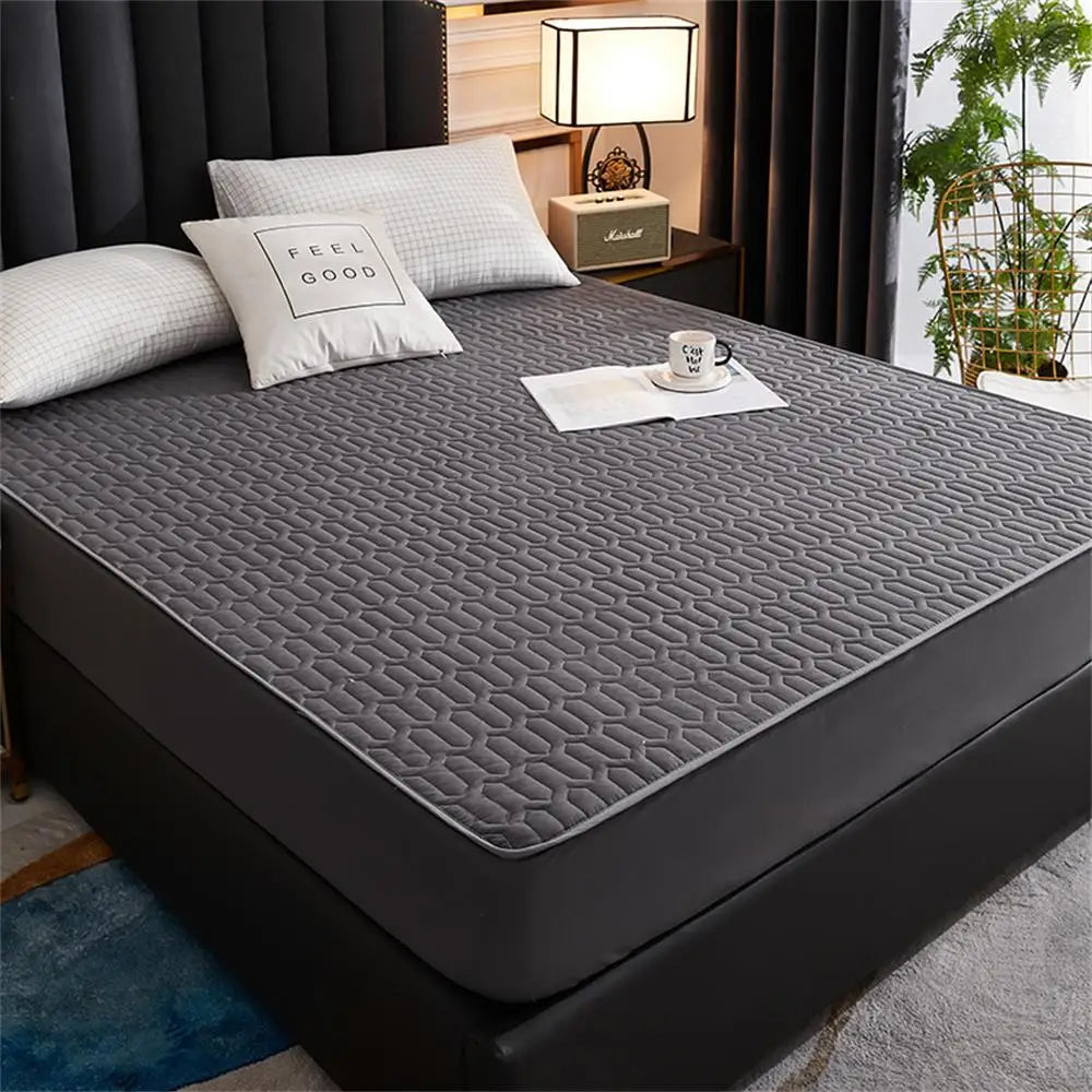 Maliben | Waterproof Ultra-Soft Fitted Latex Mattress Pad Cover