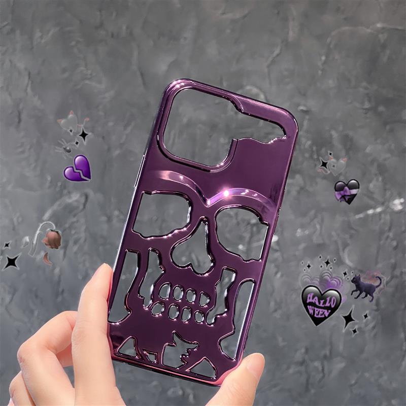 Maliben | Gothic Midnight Skull Phone Case