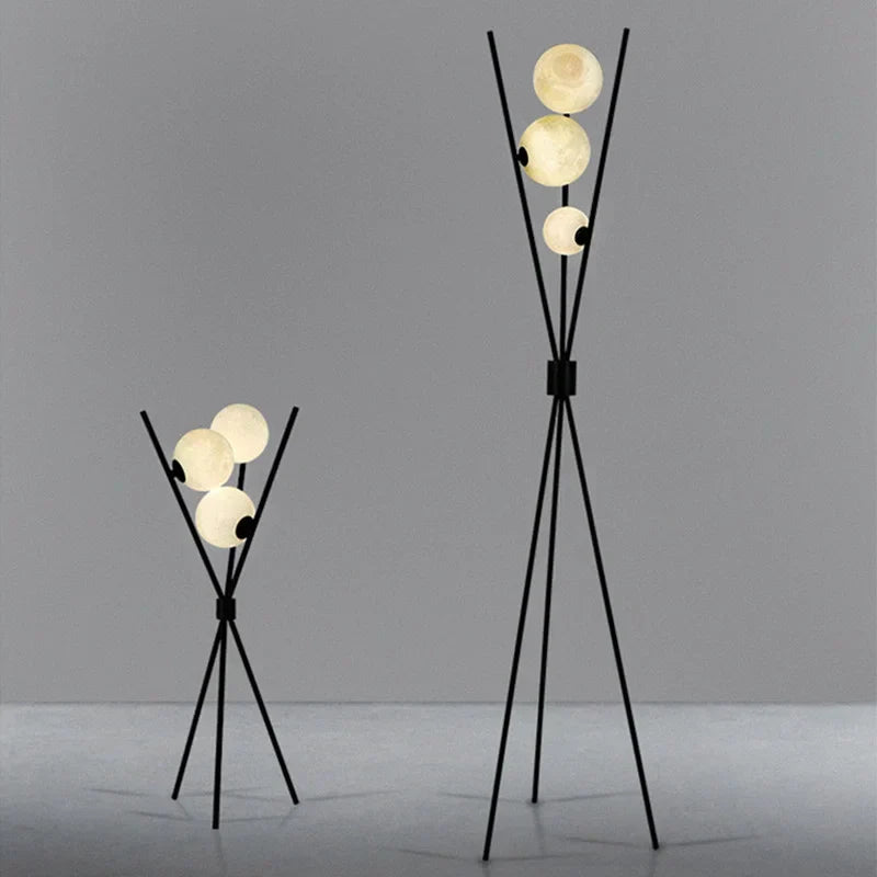 Maliben LunaGlow 3D Moon Floor Lamp modern design with tripod LED!