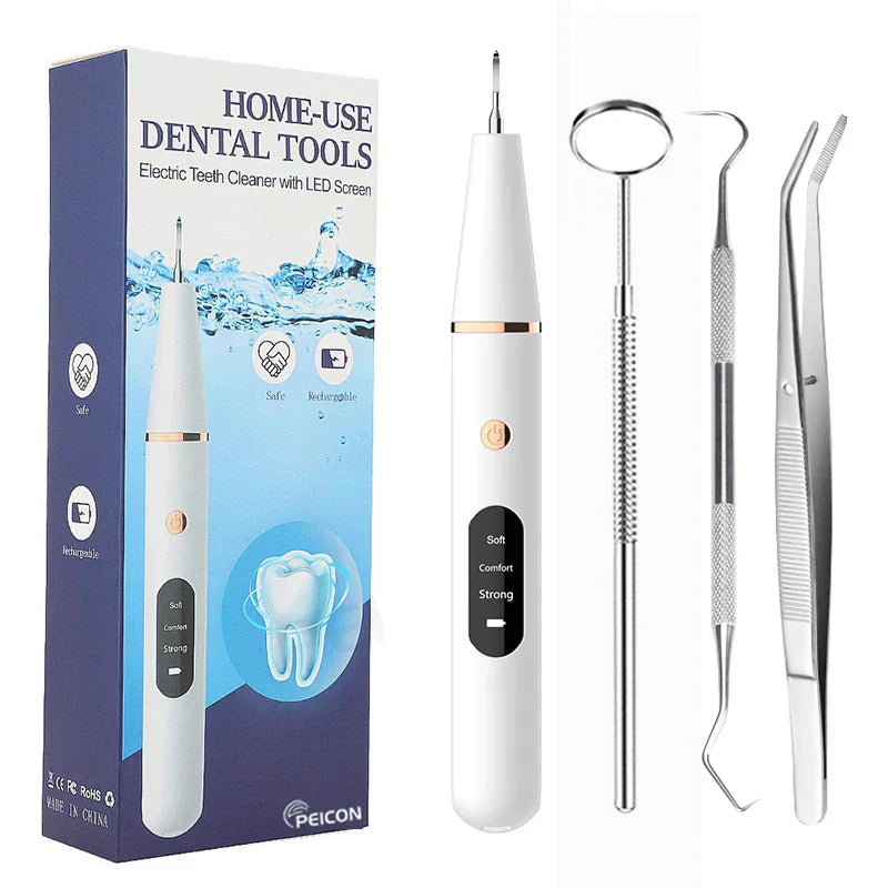 Maliben | Smilepro Ultrasonic Tooth Calculus Cleaner – Effective Plaque Remover For Home