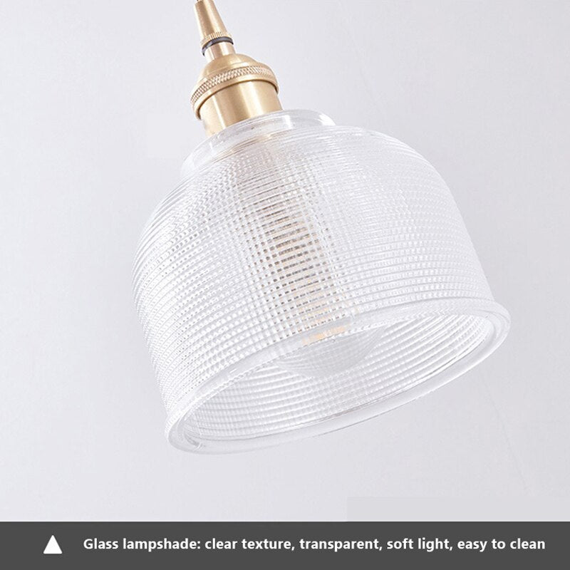 Maliben | Nordic Brilliance Transparent Glass Pendant Lamp