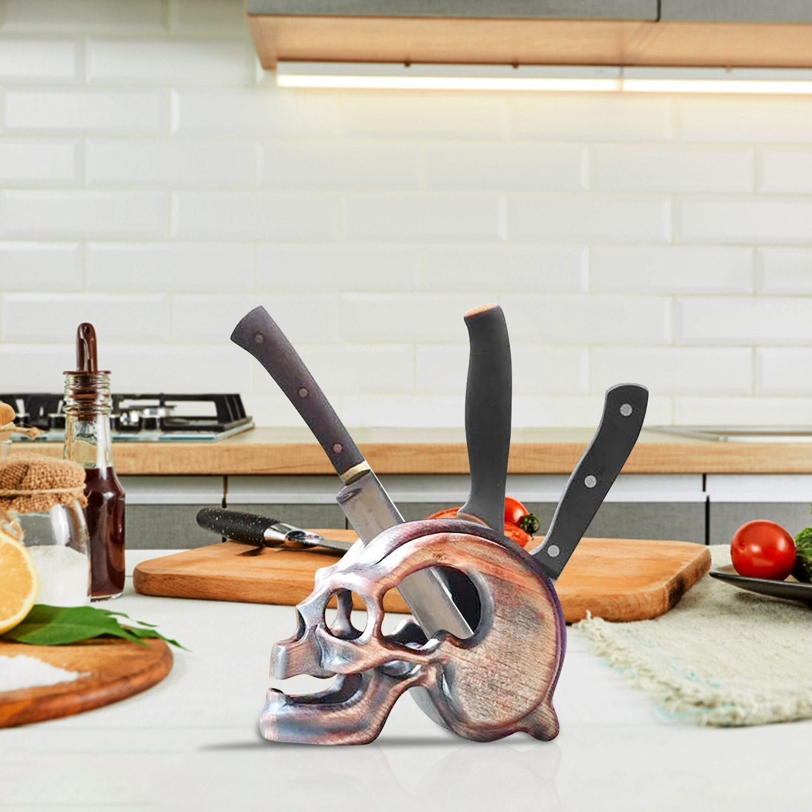Maliben | Skull Knife Holder