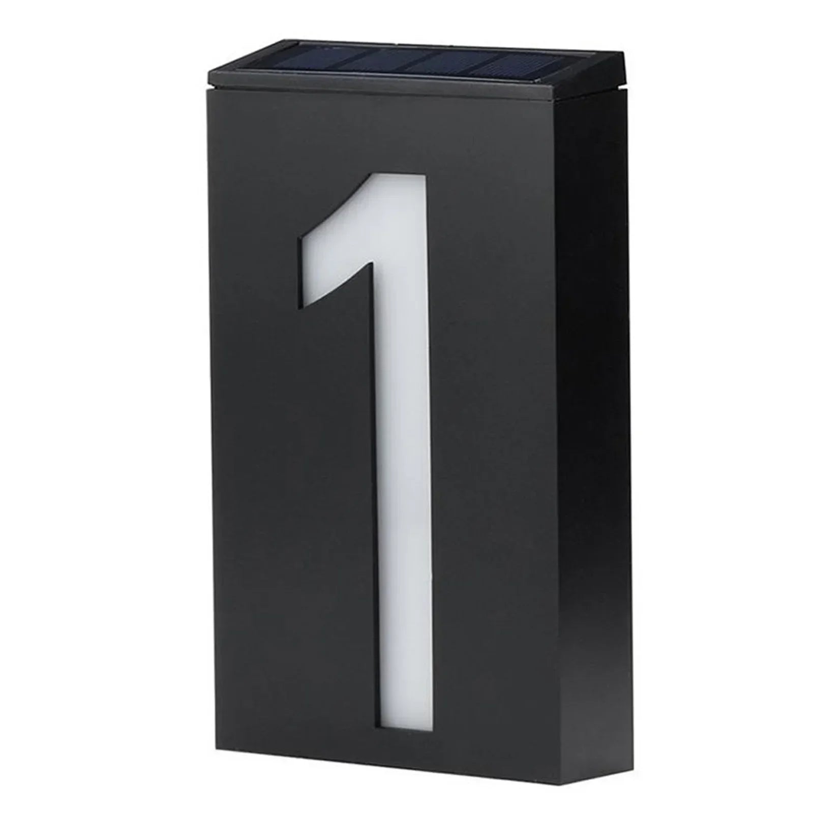 Maliben | Numelux Solar House Number Light | Led IllumInated | Weatherproof Ip55 | Automatic Light in Darkness