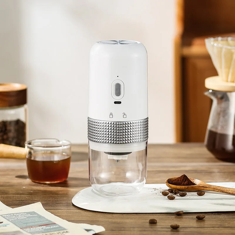Maliben | Electric Coffee Grinder Type C USB Charge Professional Ceramic Grinding Core Coffee Beans Grinder Portable Coffee Machine Accessory