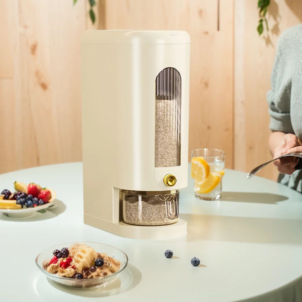 Maliben | Travel & Grain Dispenser Grainguard | 5 Kg / 10 Kg | Automatic & Insect Proof | Airtight & Hygienic