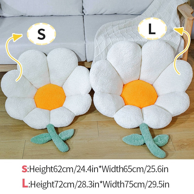 Maliben | Golden Blossom Sunflower Soft Seat Cushion