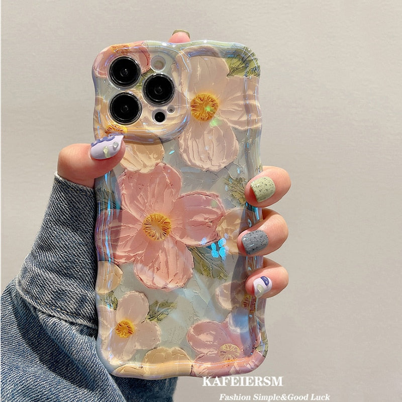 Maliben | Blossom Glow Floral Pattern Iphone Case