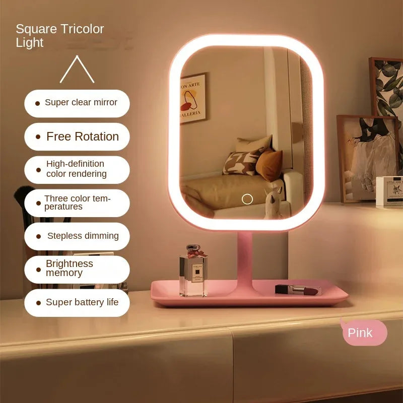 Maliben | Led Makeup Mirror Lumiéra | 3 Light Colors | Touch Control | Modern Design