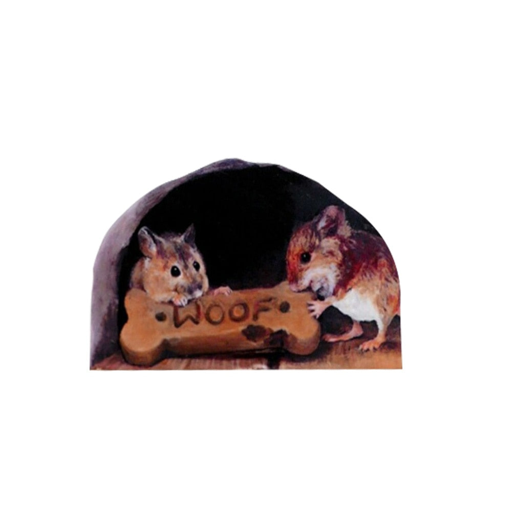 Maliben | 3d Mouse Hole Funny Wall Stickers