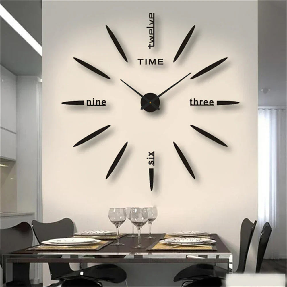 Maliben | New large unique style acrylic wall clock