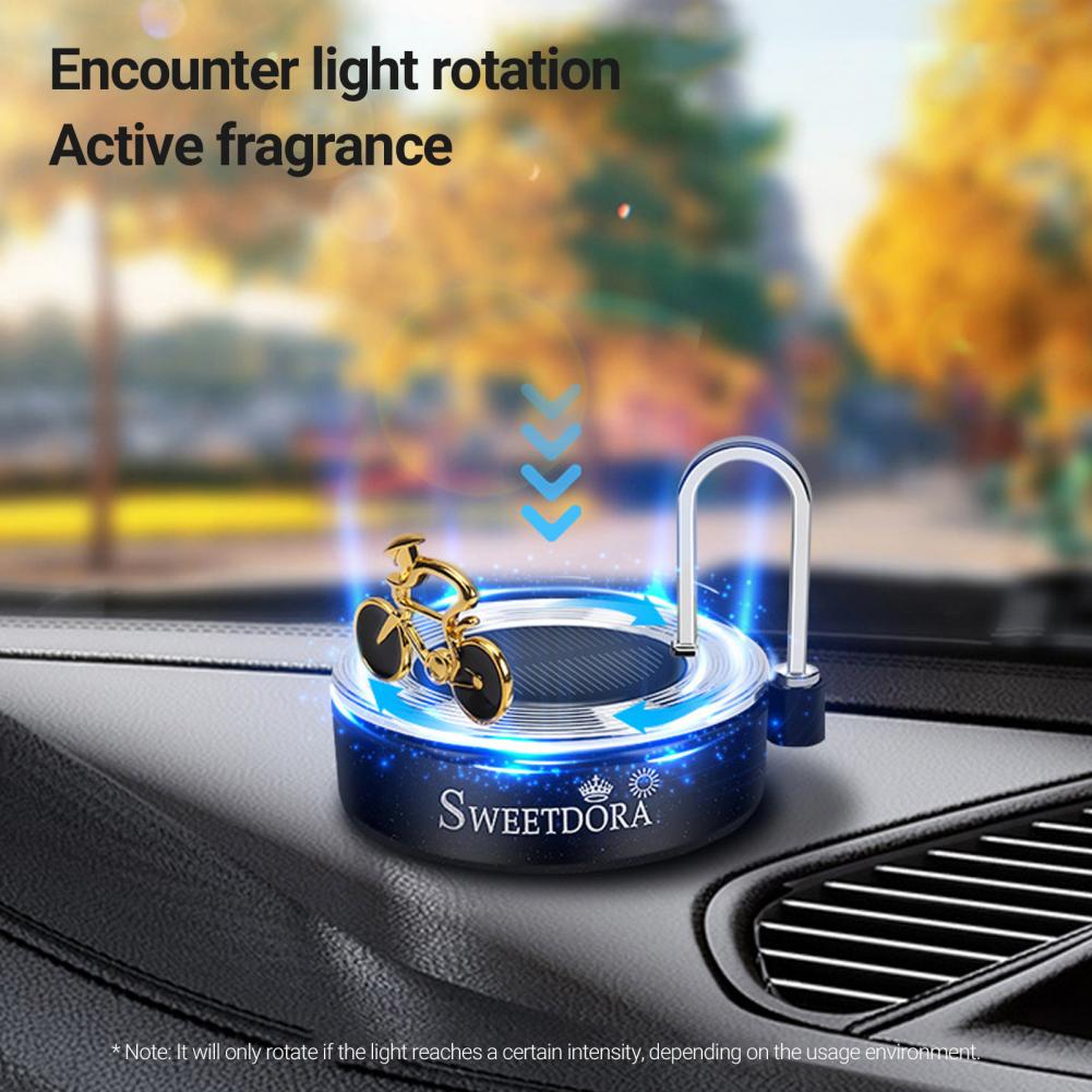 Maliben | Mini Bicycle Car Solar Power Aromatherapy Decor