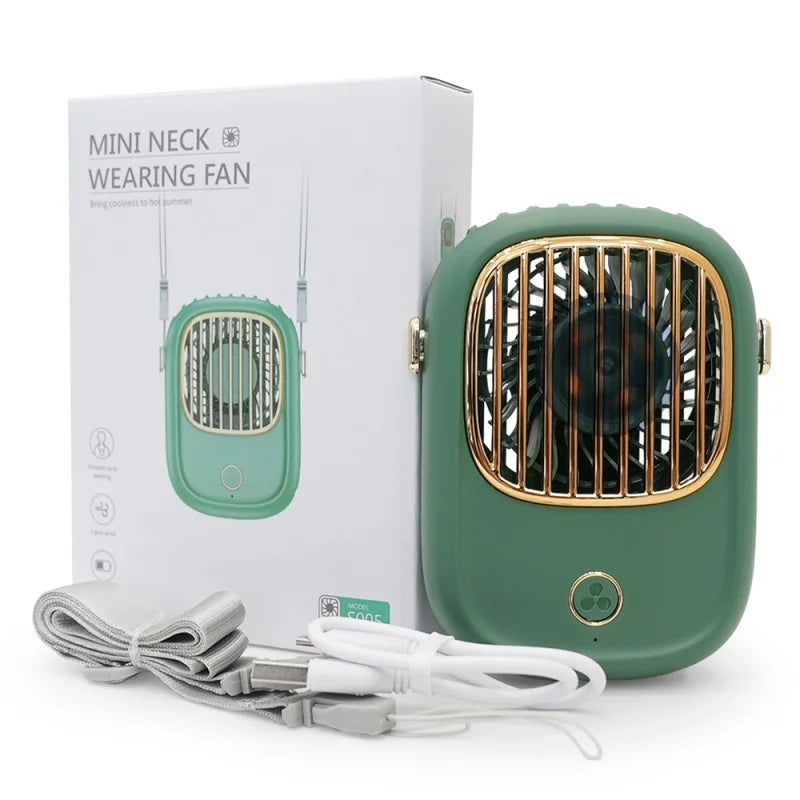 Maliben | Aerobreeze Neck Fan | Portable, Rechargeable Fan For Comfort Everywhere
