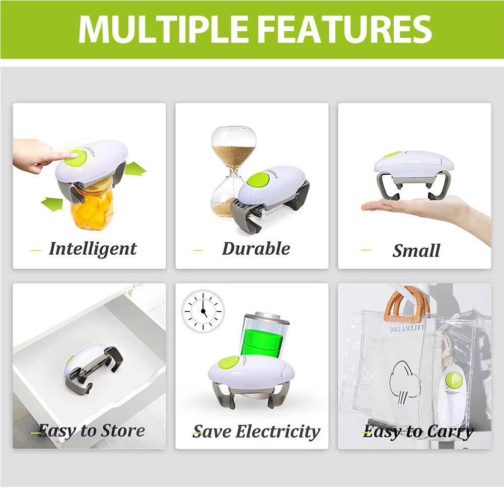 Maliben | One Touch Automatic Can And Bottle Opener