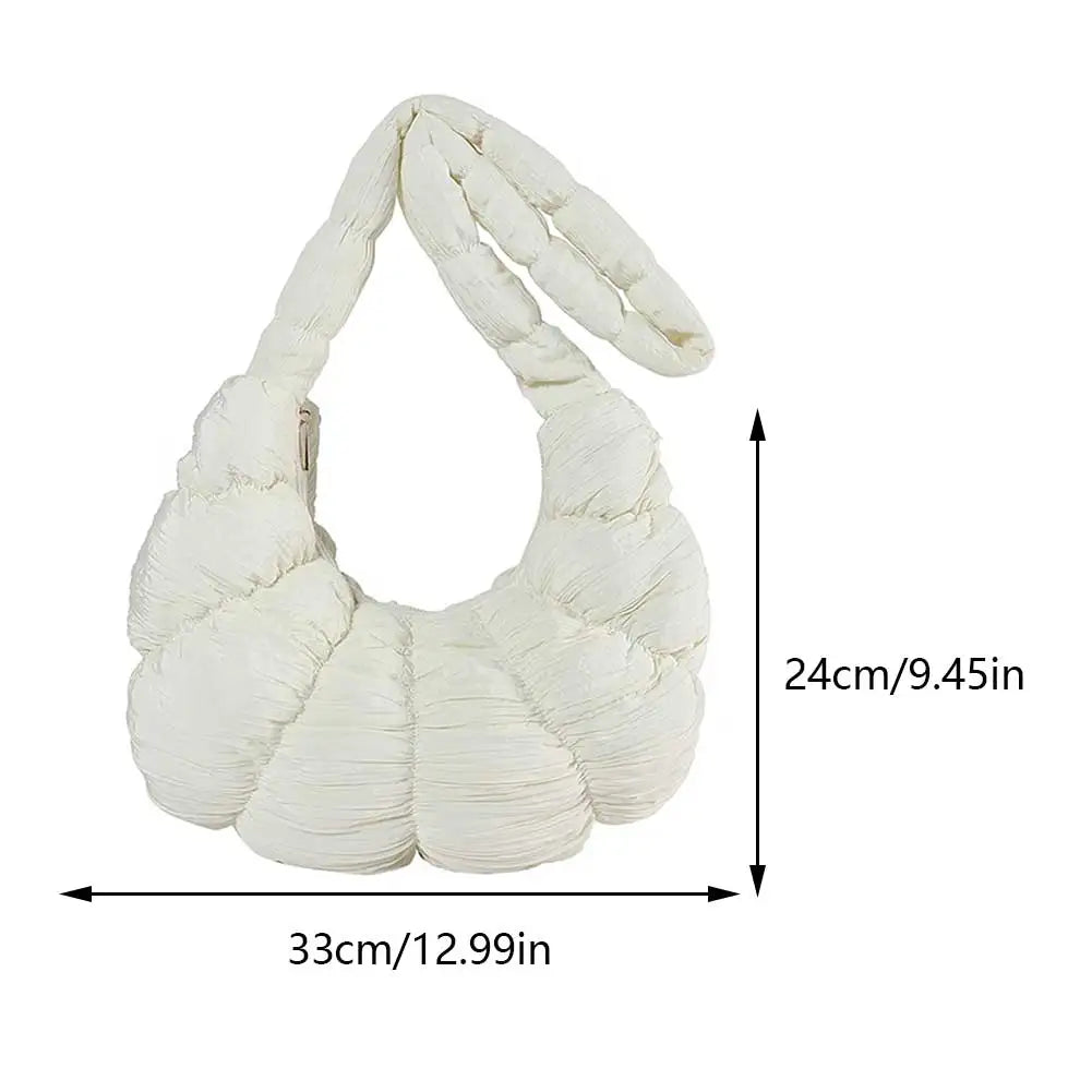 Maliben Puff Croissant Shoulder Bag