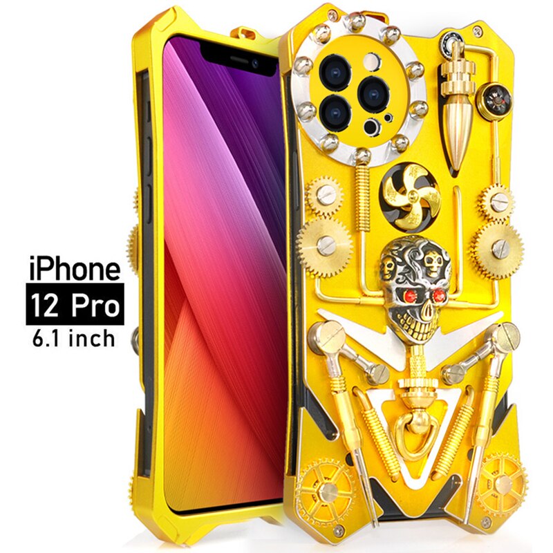 Maliben | Mechanic Skull Cyberpunk Style Iphone Case