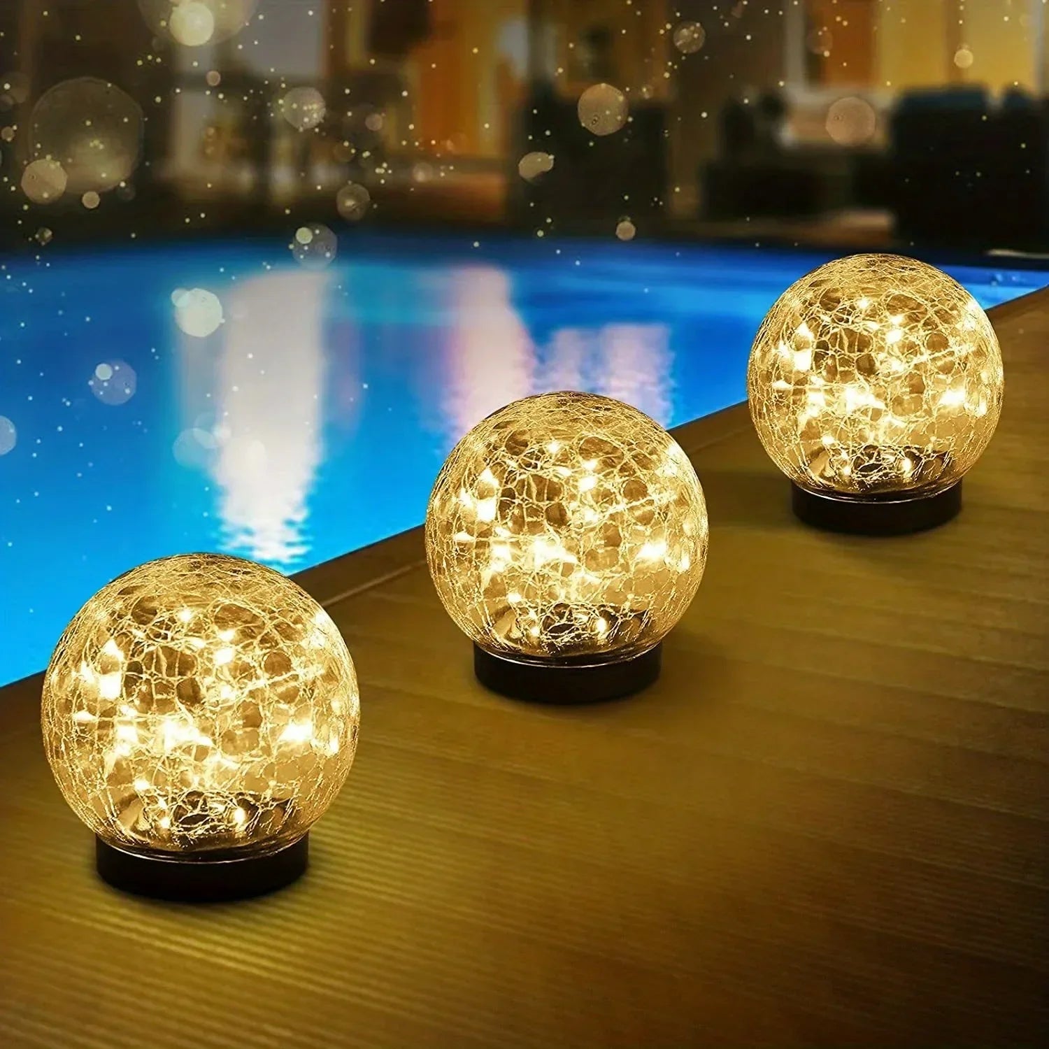 Maliben | Solar-Powered Glass Ball Magical Garden Light