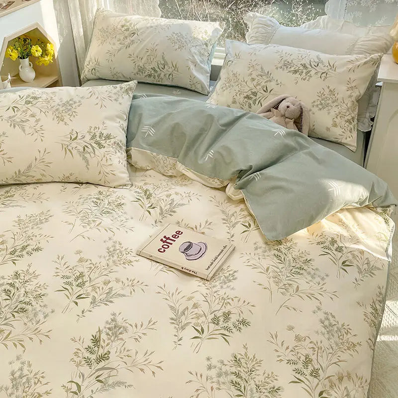 Maliben | Soft Flowers Bedding Set
