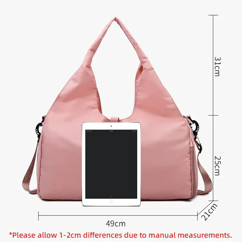 Maliben | Women Gym Handbag With Shoe Compartment