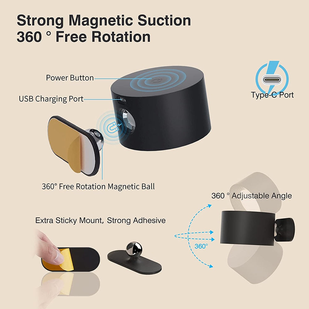 Maliben | Eco Glow Rechargeable Wall Lamp