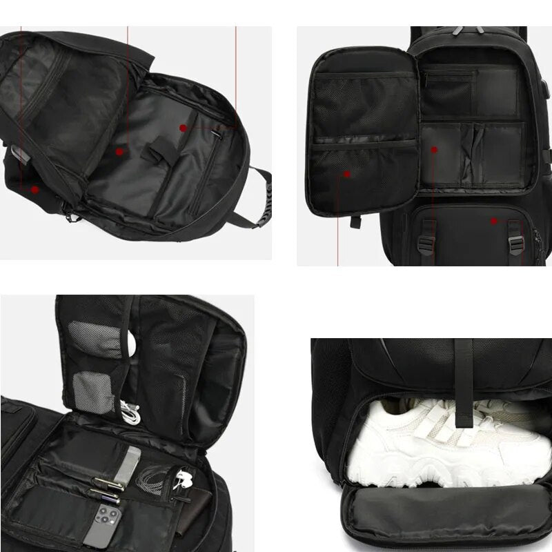 Maliben | Techtrek Pro Backpack - Backpack With Practical Usb Charging Port