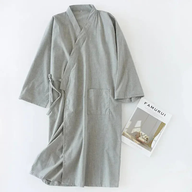 Maliben SleepRobe – Cotton Nightgown for Men 2024