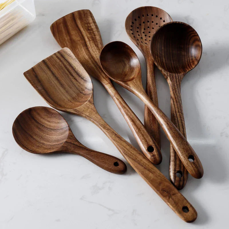 Maliben | AcaciaLuxe – Versatile Kitchen Set with Natural Elegance