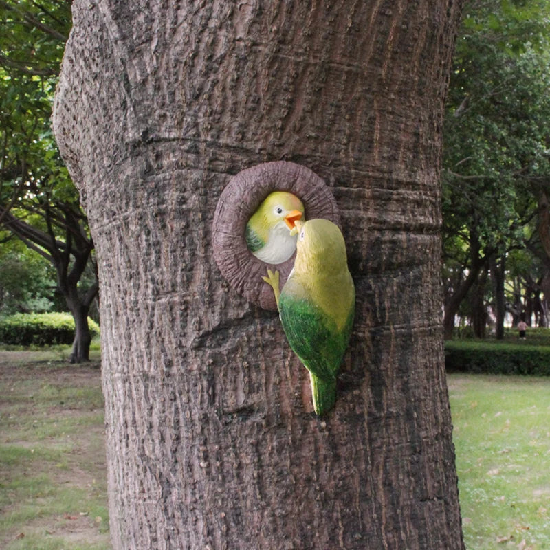 Maliben | Lovebirds Tree Hug Wall Hanging Decor