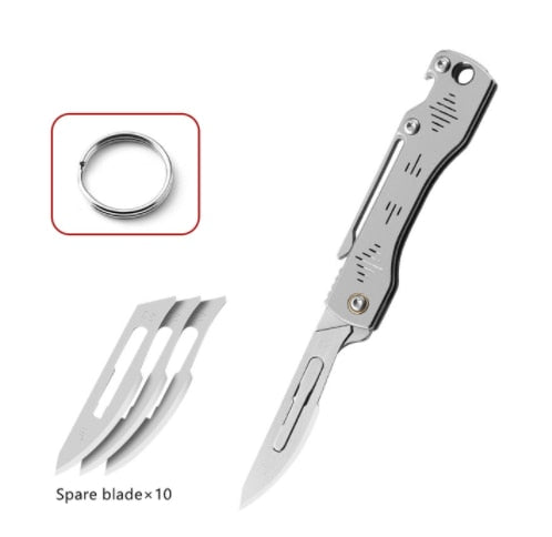 Maliben | Stainless Steel Camping Master Folding Multifunctional Knife