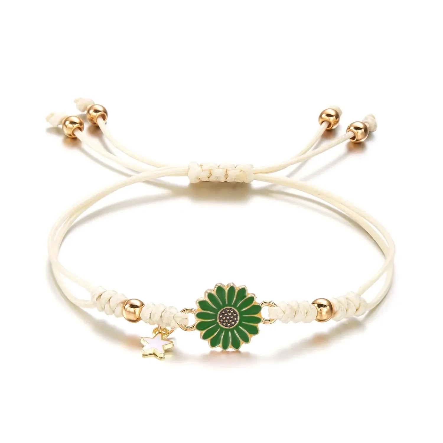 Maliben | Braided Feminine Flower Star Bracelet