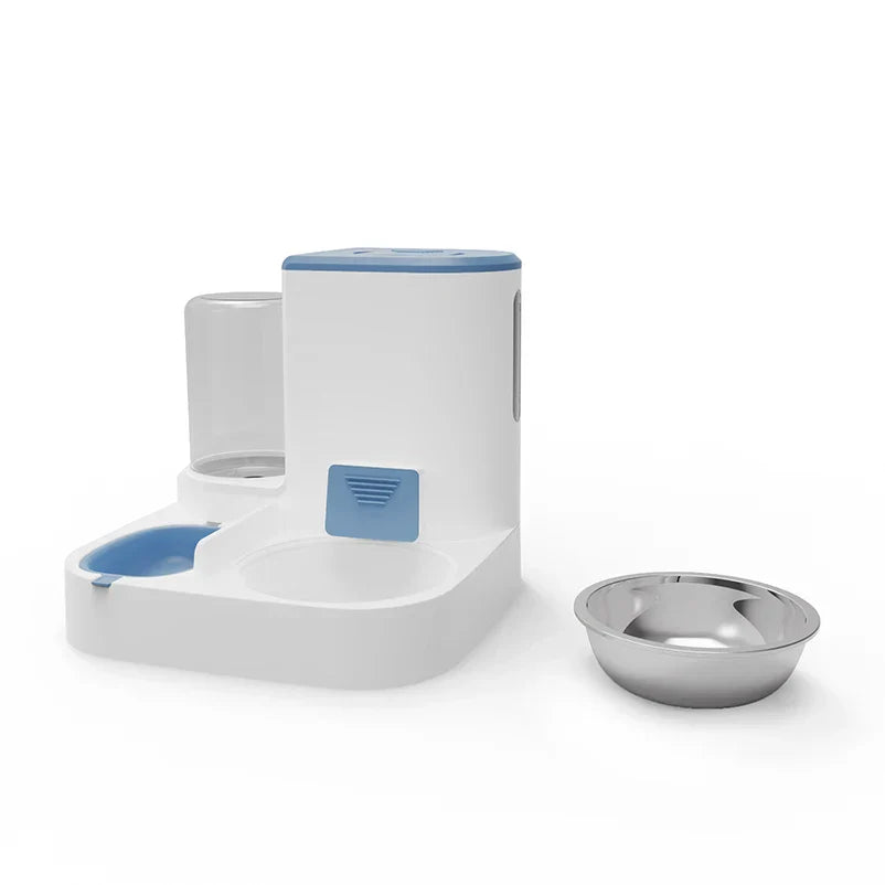 Maliben | Feedipet Food & Water Dispenser For Cats & Dogs | Automatic Refill | 2-In-1 Bowl Set
