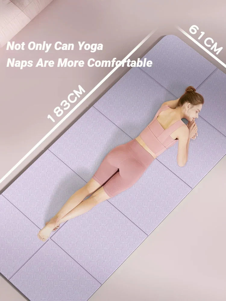 Maliben | Yogamat Flexfold | Foldable & Lightweight | Double-Sided Non-Slip | Eco-Friendly Tpe