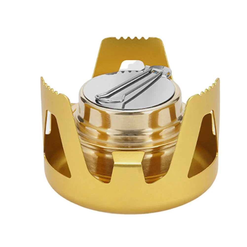 Maliben | Flamero Outdoor Spirit Stove | Adjustable Flame | 360° All-Around Combustion | Compact & Stable
