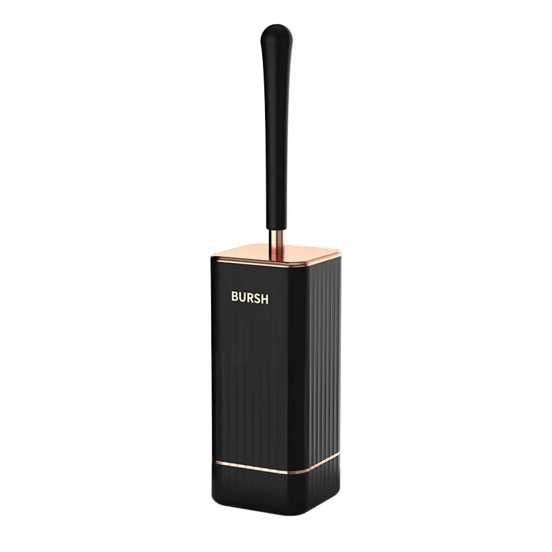 Maliben | Cleanflex Toilet Brush Set | Wall-Mounted Without Drilling | Deep Cleaning With Soft Tpr Bristles