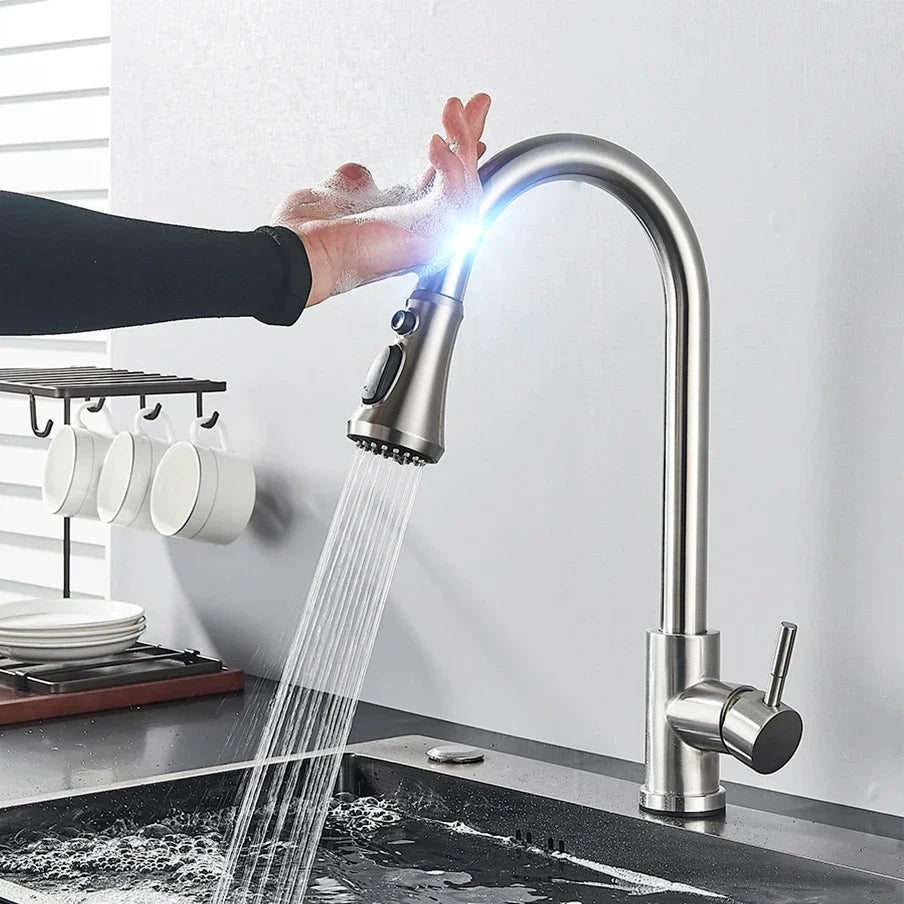 Maliben | Pull-Out Kitchen Faucet With Touch Control And Sensor Function