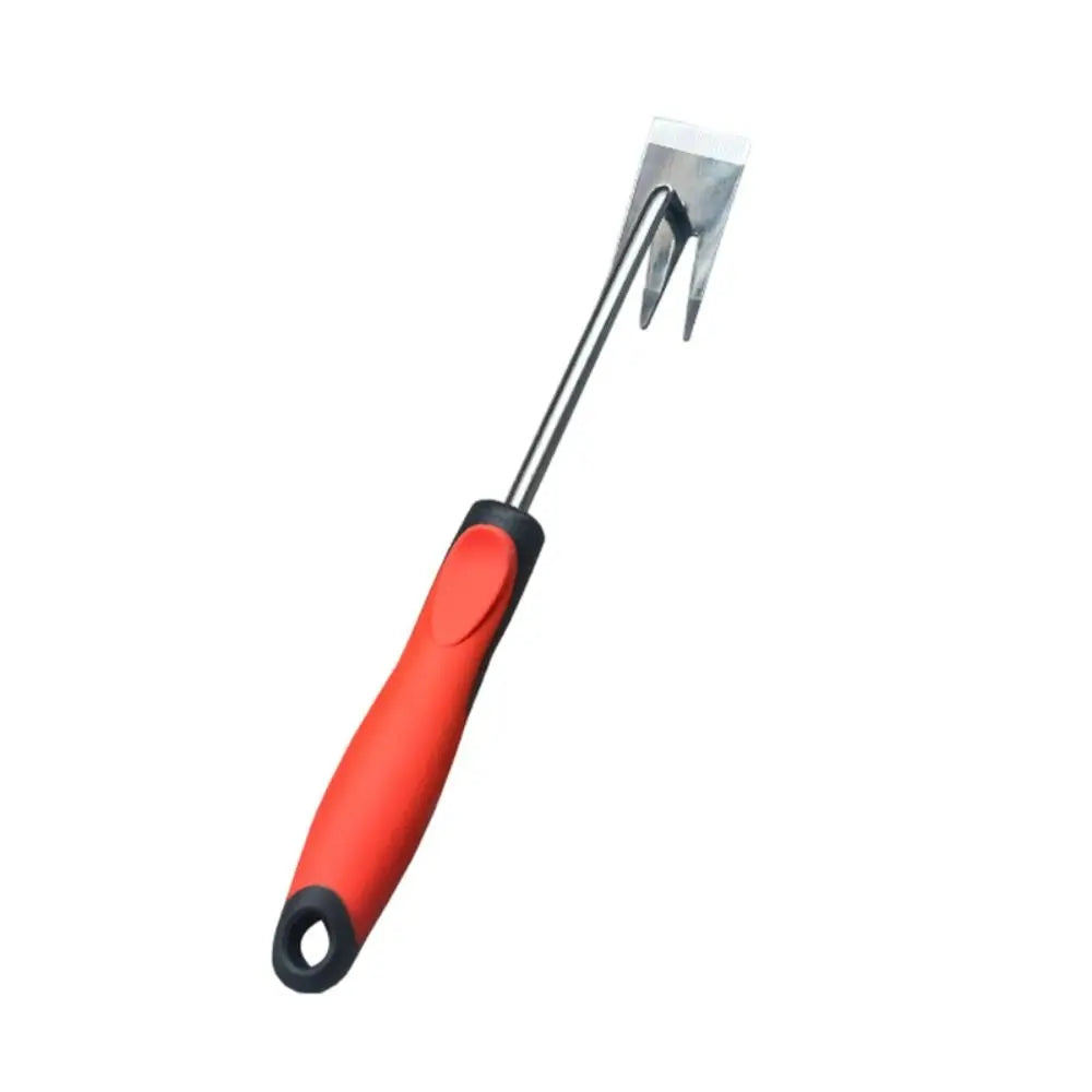 Maliben | Rootix Weed Remover With 3 Tines | Stainless Steel | Ergonomic Handle | For Bed Care & Soil Loosening