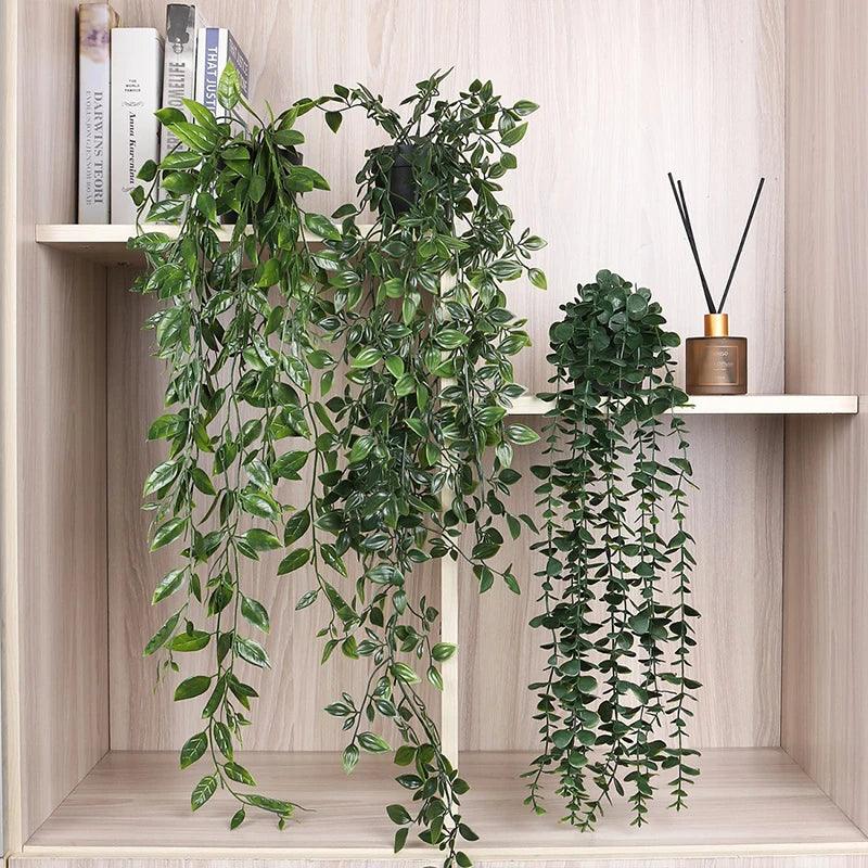 Maliben | Verduraline Artificial Plant Hanging | Evergreen & Maintenance-Free | 90 Cm Decoration | Fresh Natural Design