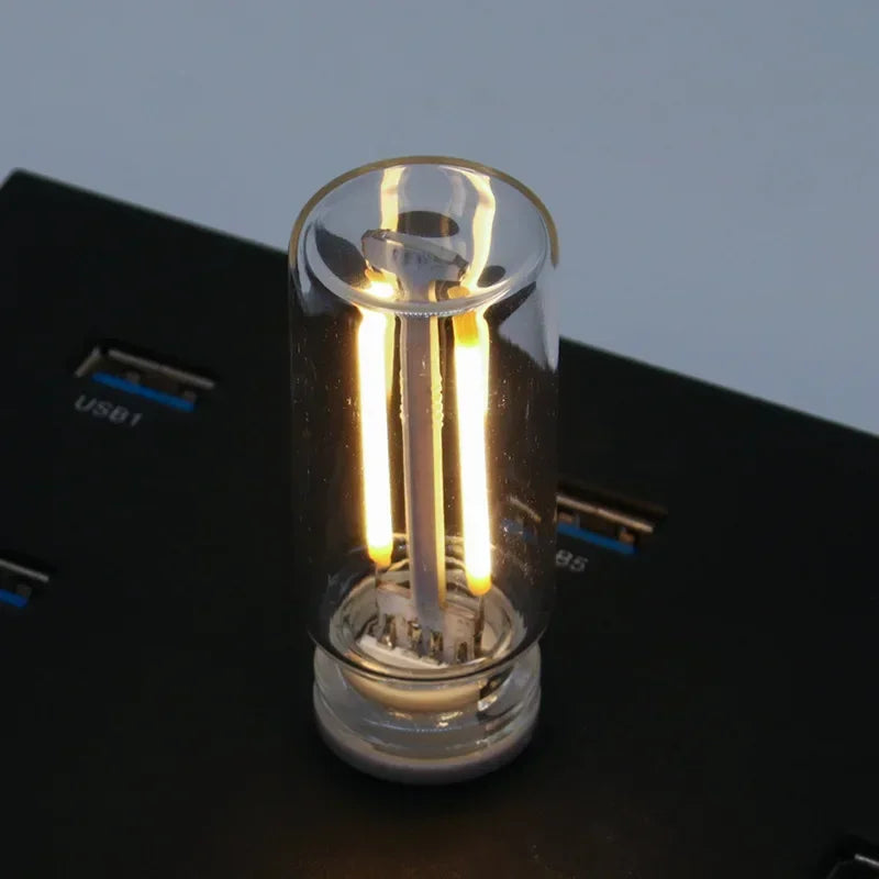 Maliben | Lumivase Ambient Light | Glass Bottle Design | Touch Dimmer | Usb | 5 Colors